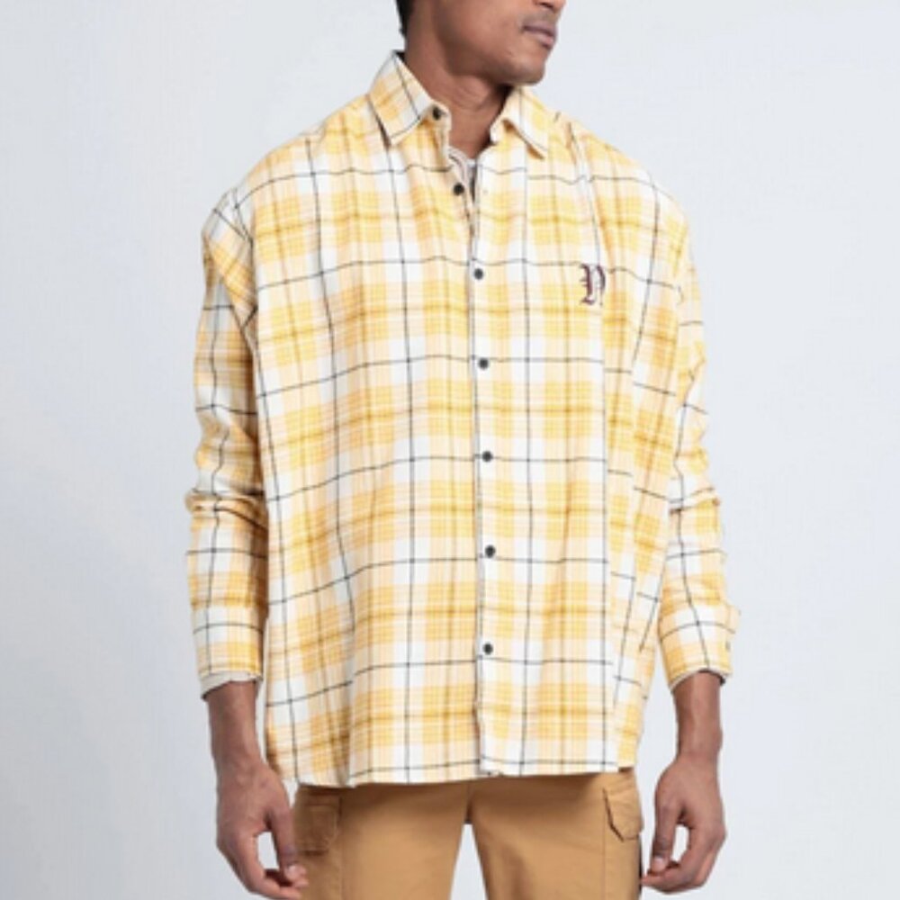 Topman Super Oversized Fit Button Down Shirt